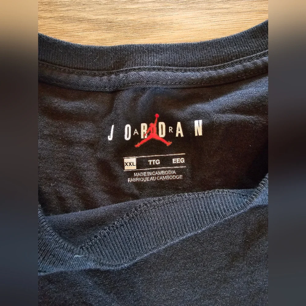 Jordan Black T-Shirt for Men, Size XXL
